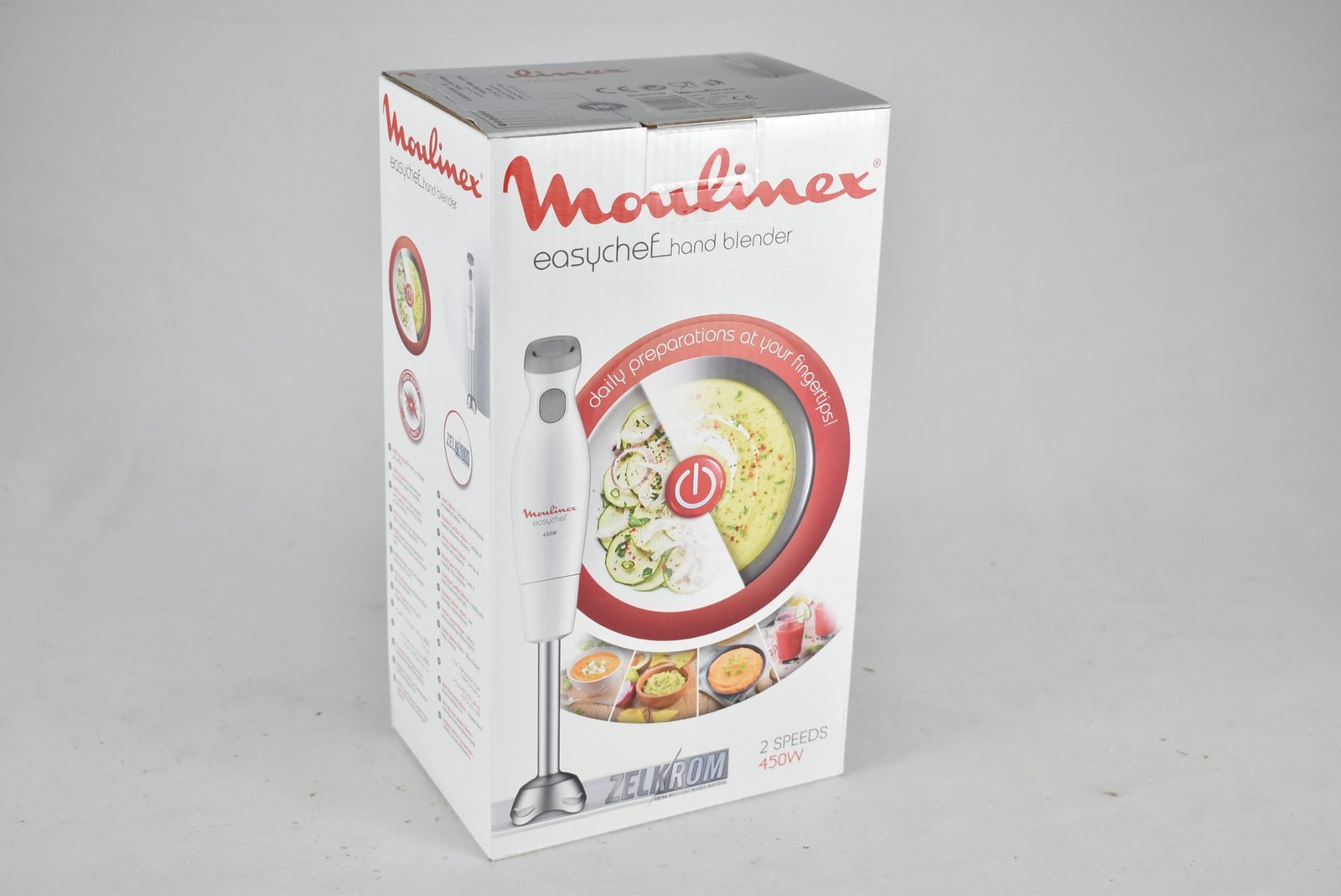 Bras Mixeur Easychef 450 W Moulinex Dd451110 Blanc-inox Original – Image 4