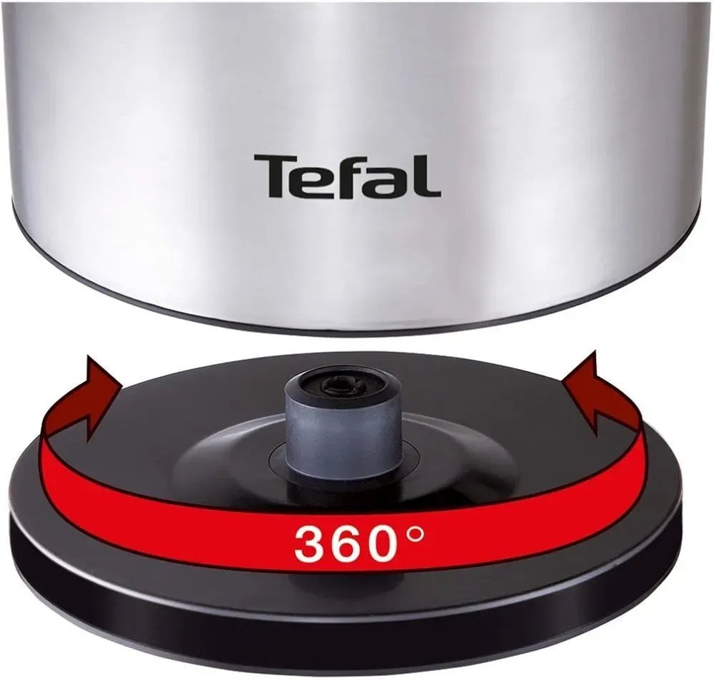 Bouilloire électrique en inox Sans Fil 1,7 L 2200 W Tefal KI110F – Image 3