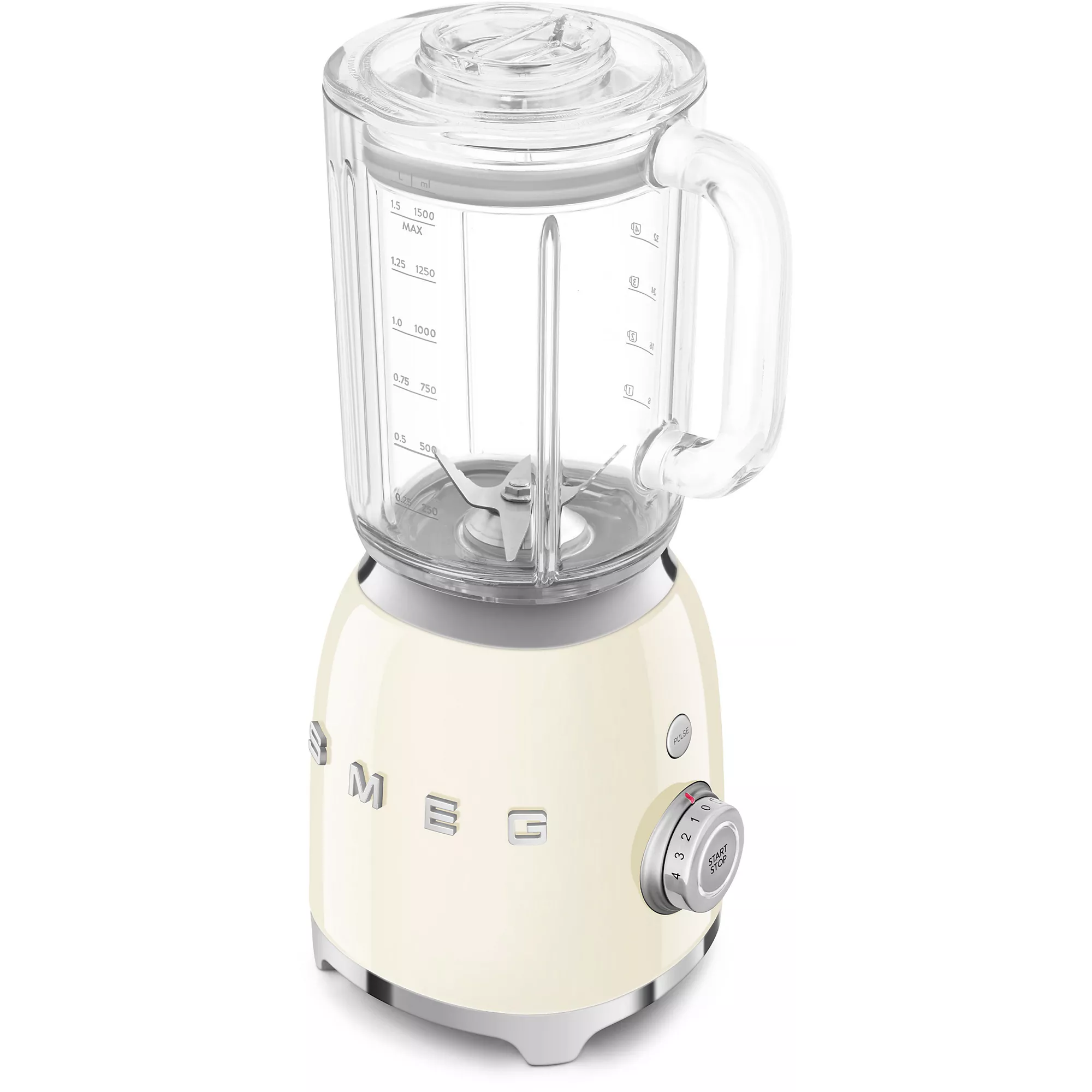 Blender SMEG Original 1.5L 800W Préparations chaudes ET froides SMEG BLF03CREU Crème – Image 6