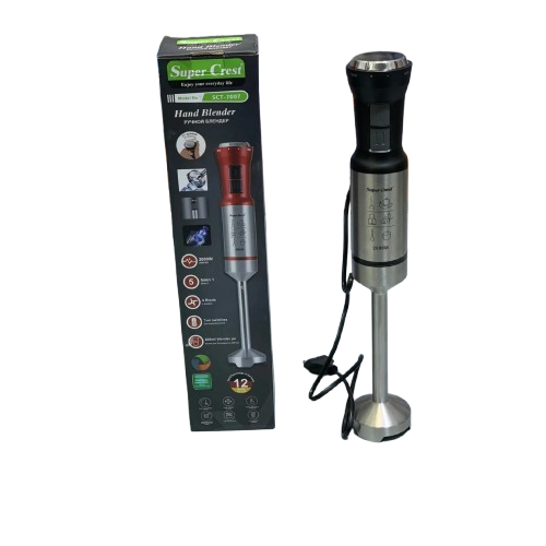 Bras Mixeur XL En inox 2000W 04 Lames SuperCrest SCT-7007